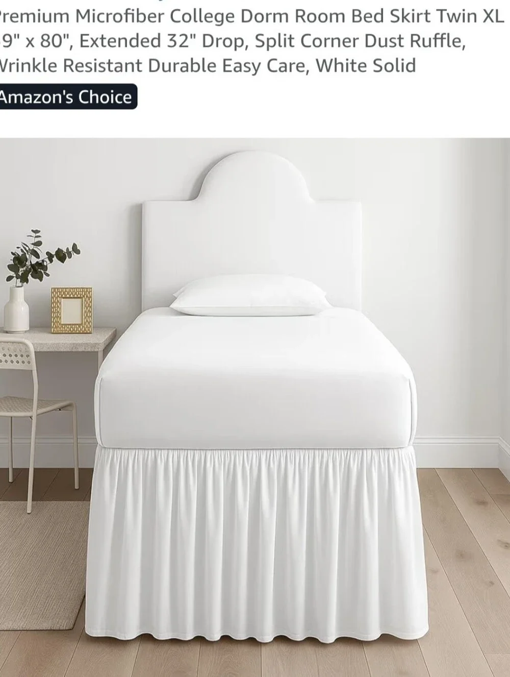 Dorm Bed Skirt 32